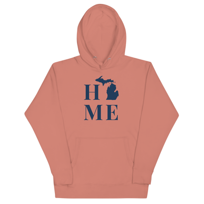 Michigan 'Home' Unisex Premium Hoodie (Serif Font)