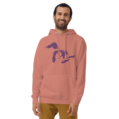 Great Lakes Hoodie (Plum) | Unisex Premium