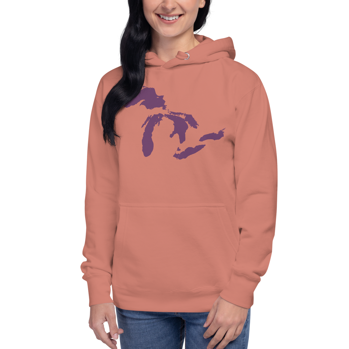 Great Lakes Hoodie (Plum) | Unisex Premium