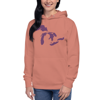 Great Lakes Hoodie (Plum) | Unisex Premium