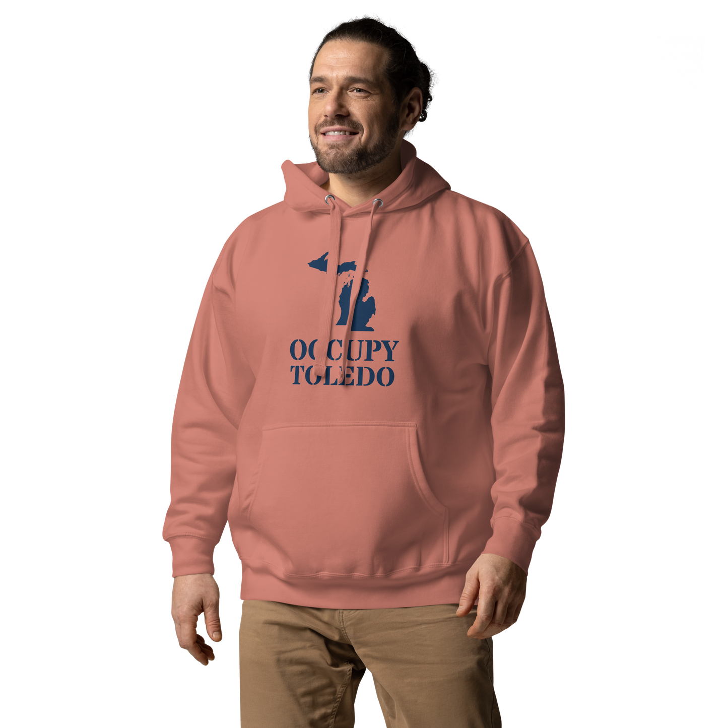 'Occupy Toledo' Unisex Premium Hoodie (w/ Corrected Michigan Outline)