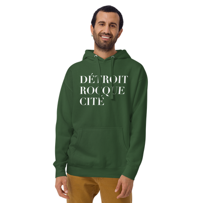 'Détroit Rocque Cité' Hoodie | Unisex Premium