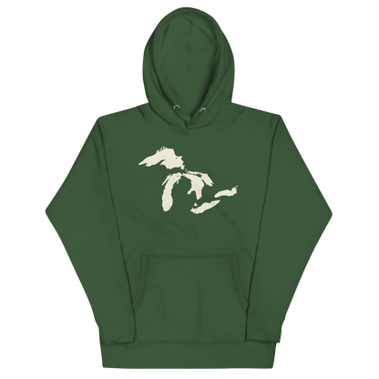 Great Lakes Hoodie (Ivory White) | Unisex Premium