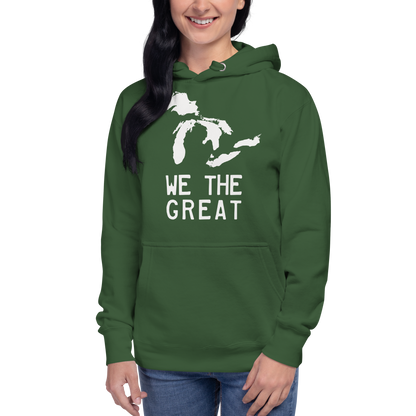 Great Lakes 'We the Great' Hoodie (Birch Bark White) | Unisex Premium