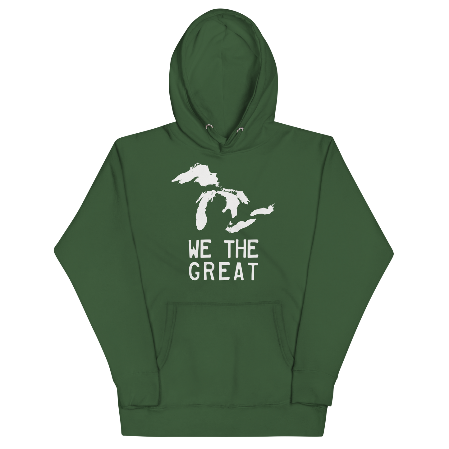 Great Lakes 'We the Great' Hoodie (Birch Bark White) | Unisex Premium