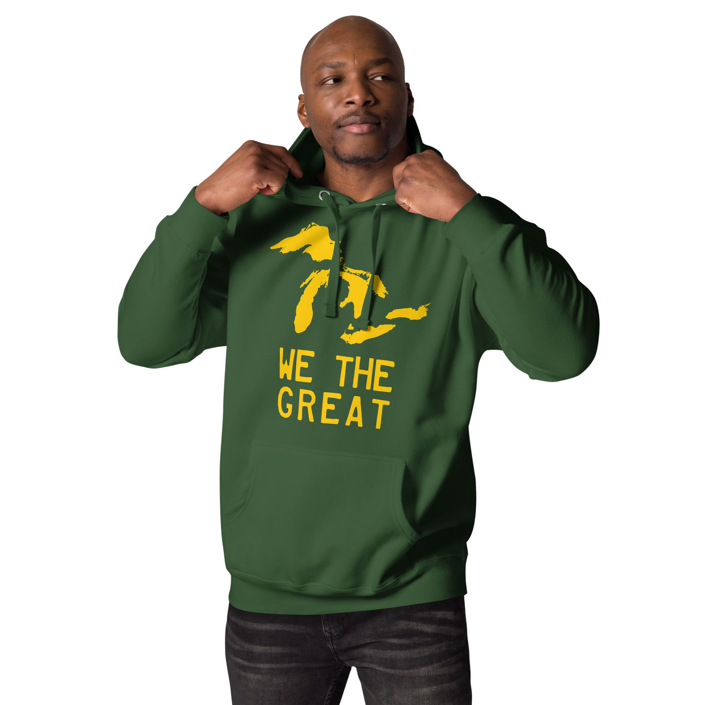 Great Lakes 'We the Great' Hoodie (Gold) | Unisex Premium