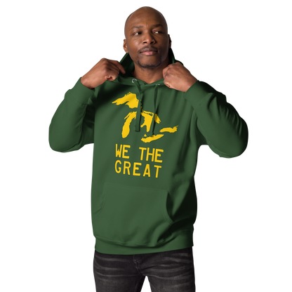 Great Lakes 'We the Great' Hoodie (Gold) | Unisex Premium