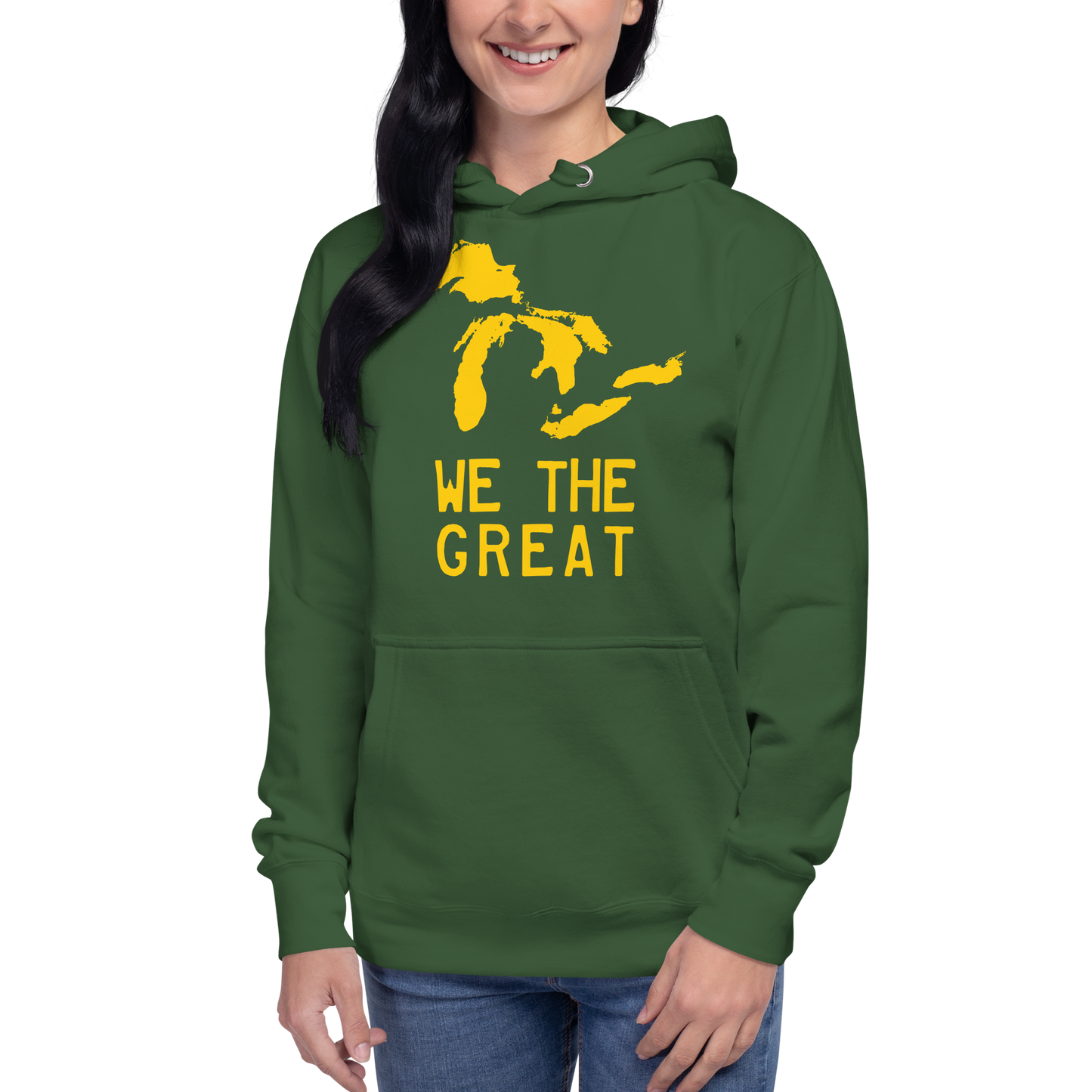 Great Lakes 'We the Great' Hoodie (Gold) | Unisex Premium