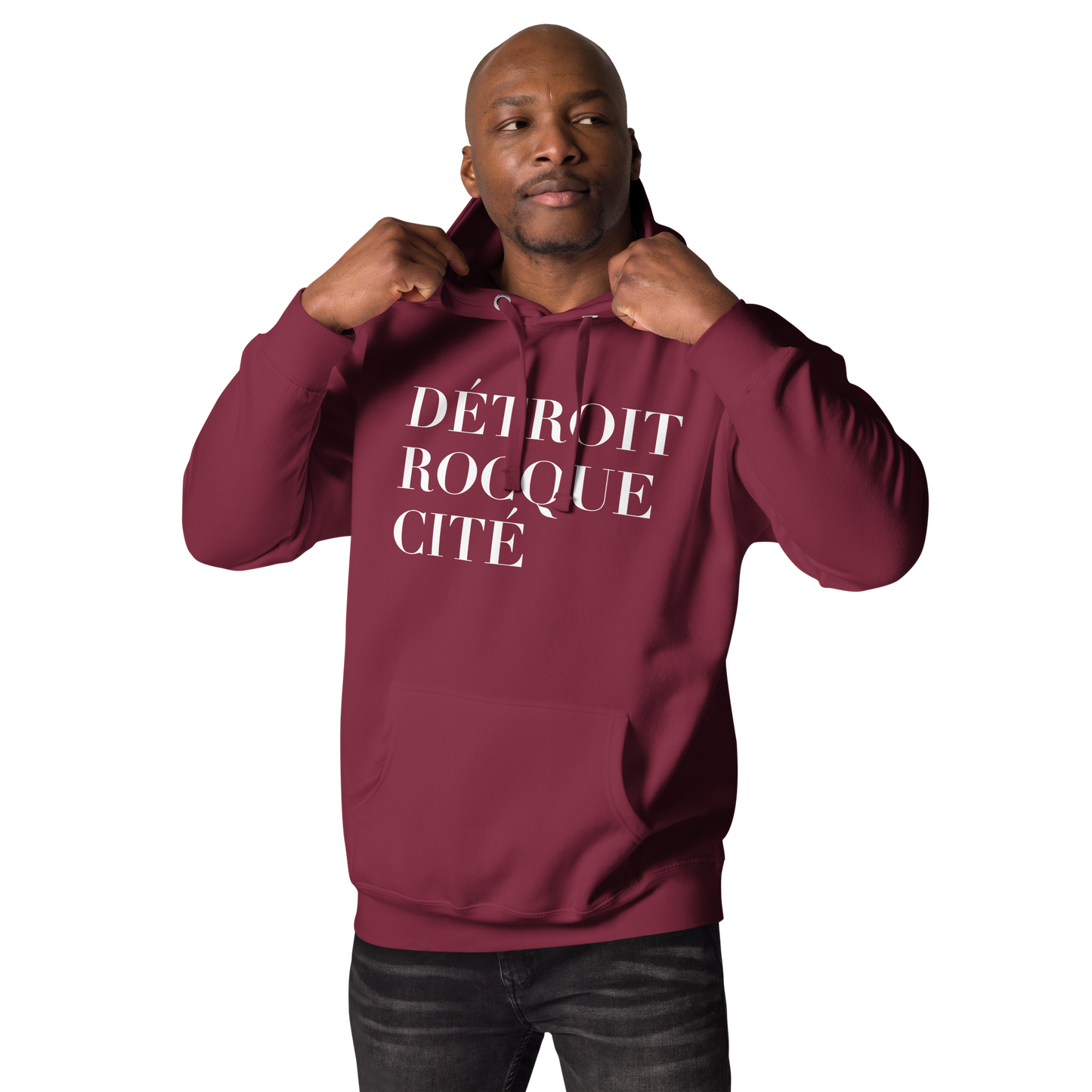 'Détroit Rocque Cité' Hoodie | Unisex Premium