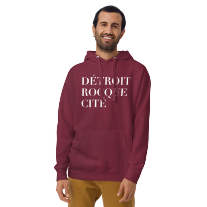 'Détroit Rocque Cité' Hoodie | Unisex Premium