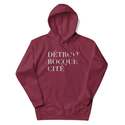 'Détroit Rocque Cité' Hoodie  | Unisex Premium - Emb.