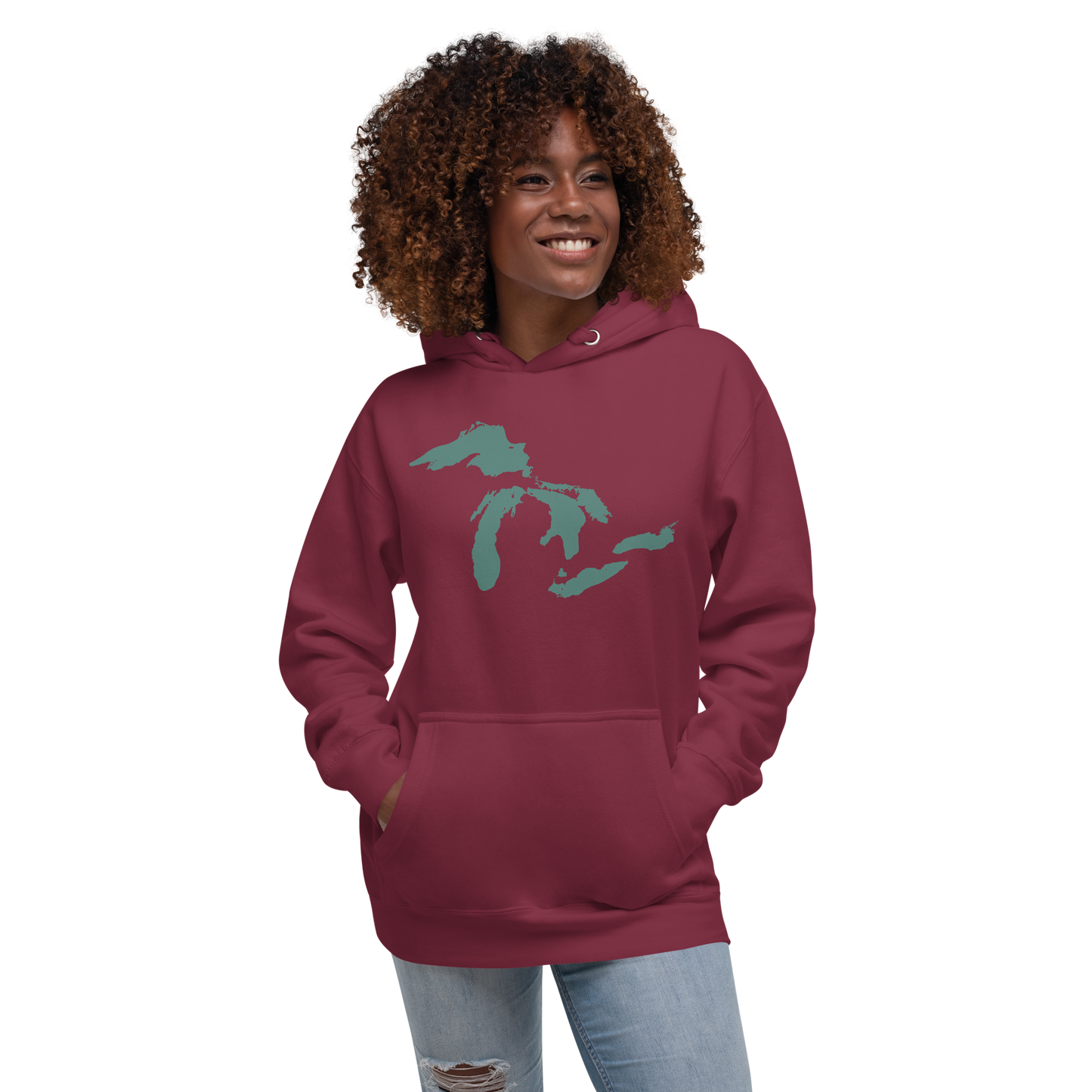 Great Lakes Hoodie (Copper Green) | Unisex Premium