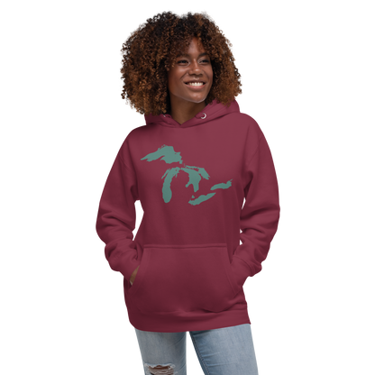 Great Lakes Hoodie (Copper Green) | Unisex Premium