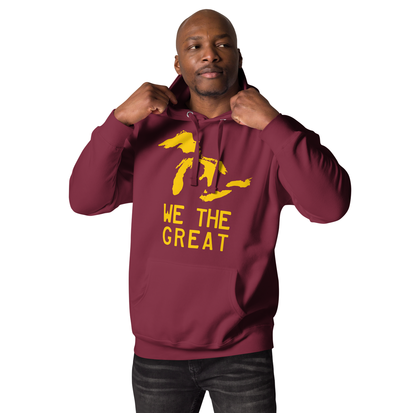 Great Lakes 'We the Great' Hoodie (Gold) | Unisex Premium