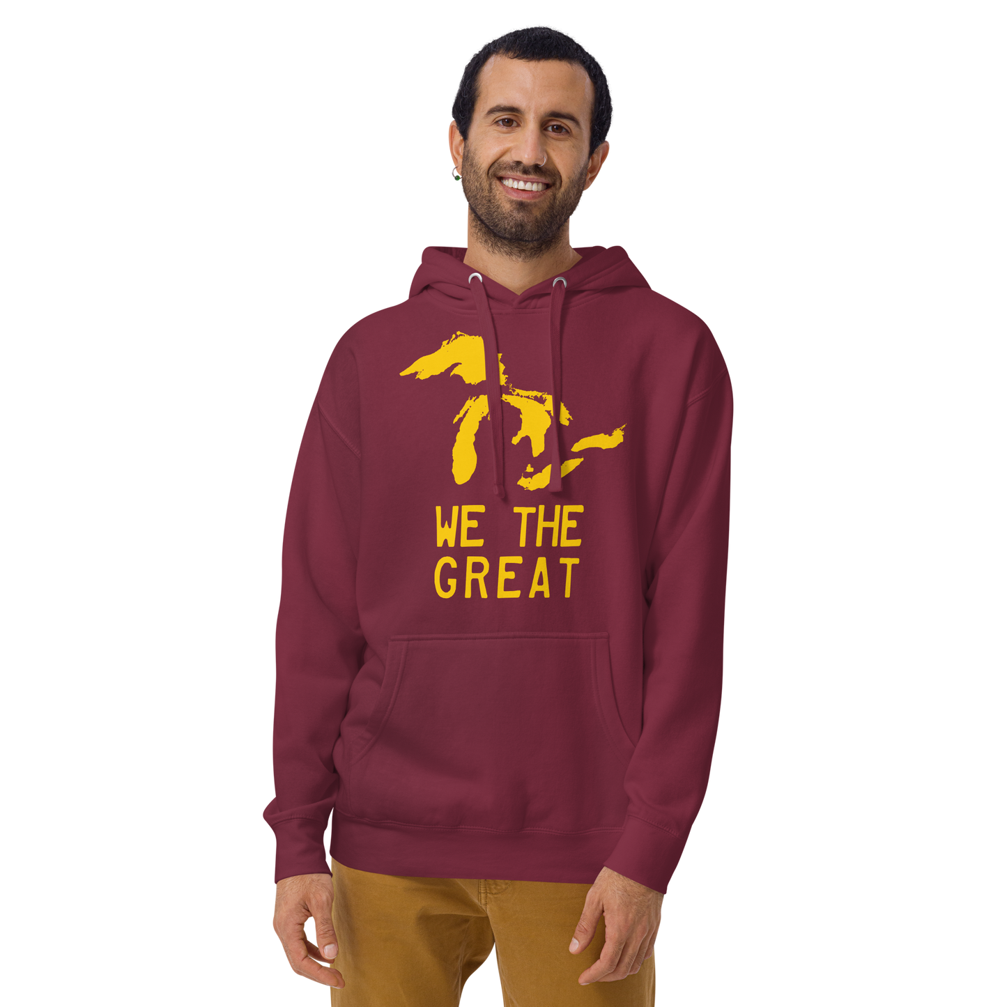 Great Lakes 'We the Great' Hoodie (Gold) | Unisex Premium