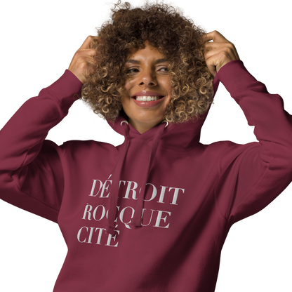 'Détroit Rocque Cité' Hoodie  | Unisex Premium - Emb.