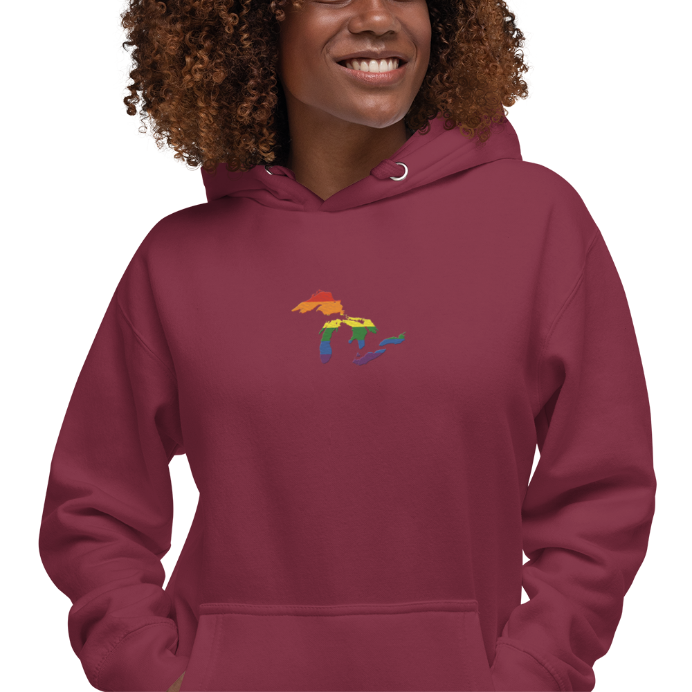 Great Lakes Hoodie (Rainbow Pride Edition) | Unisex Premium - Emb.