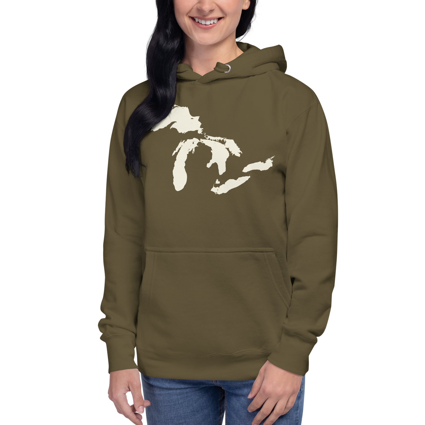 Great Lakes Hoodie (Ivory White) | Unisex Premium