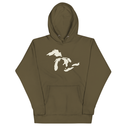 Great Lakes Hoodie (Ivory White) | Unisex Premium