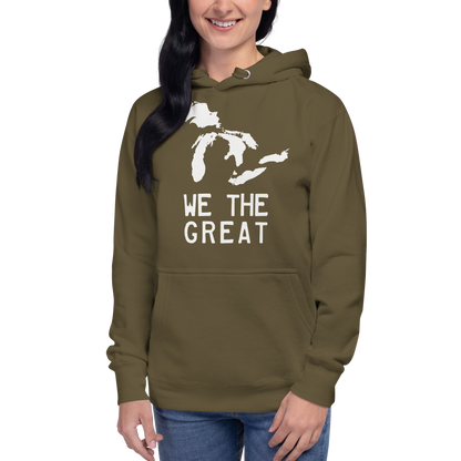 Great Lakes 'We the Great' Hoodie (Birch Bark White) | Unisex Premium