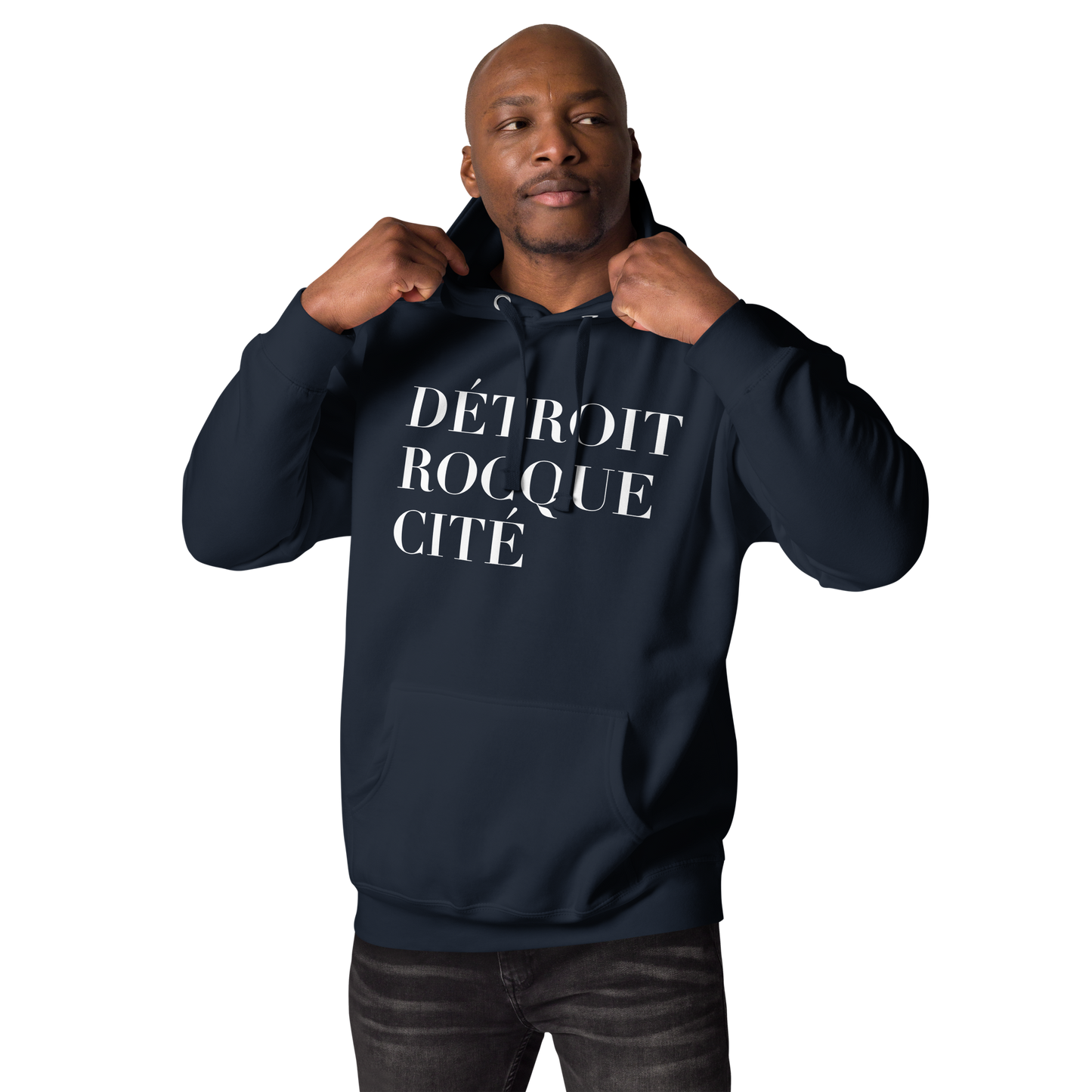 'Détroit Rocque Cité' Hoodie | Unisex Premium