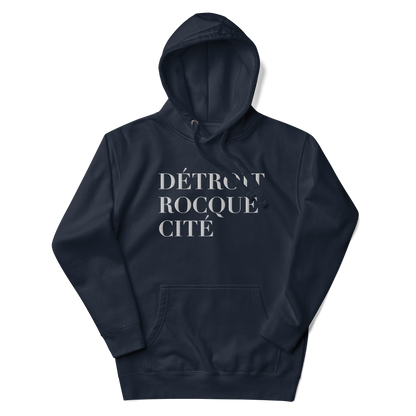 'Détroit Rocque Cité' Hoodie  | Unisex Premium - Emb.