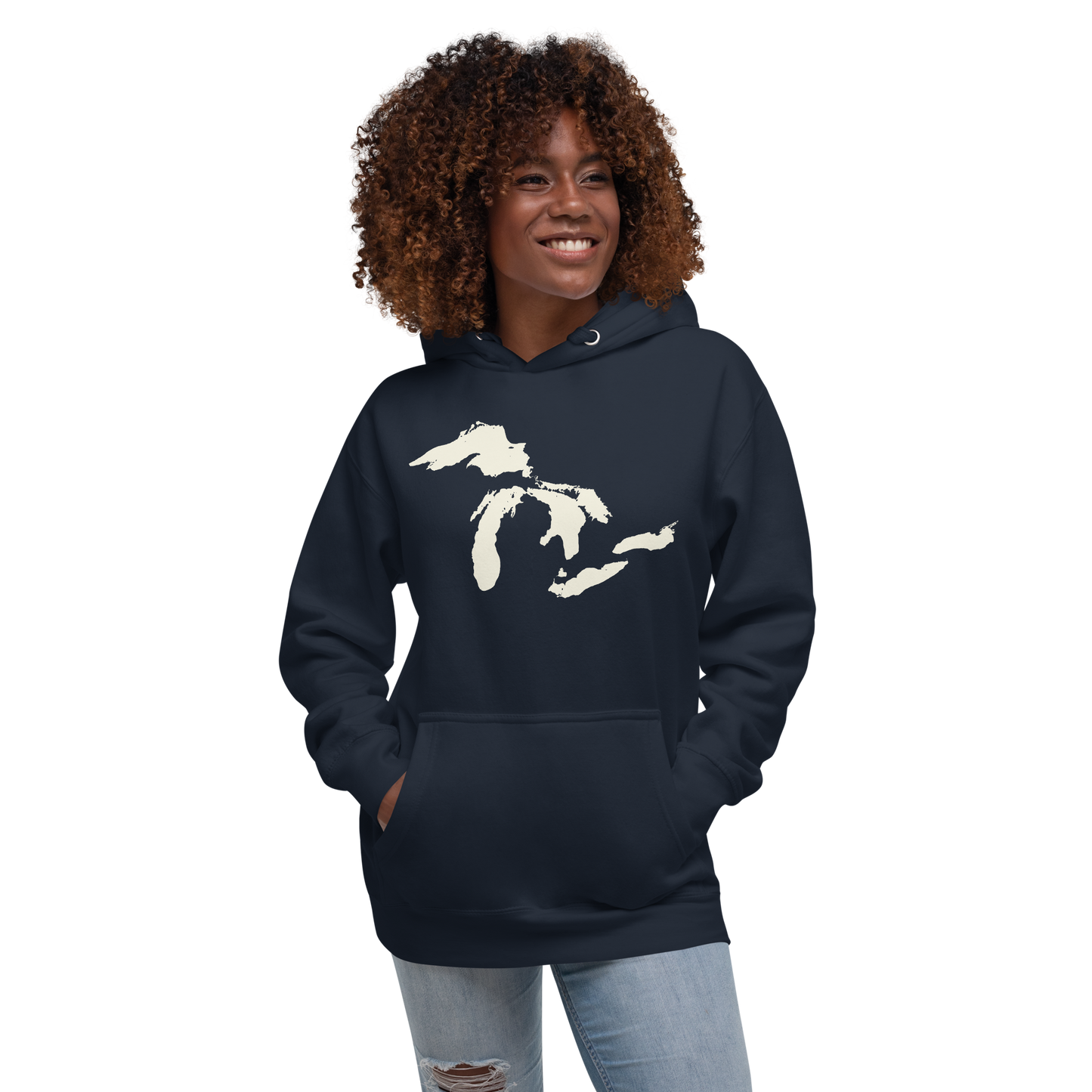 Great Lakes Hoodie (Ivory White) | Unisex Premium