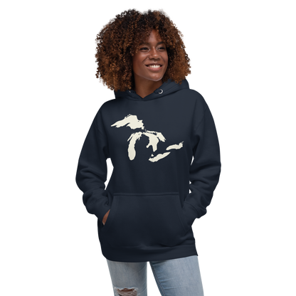 Great Lakes Hoodie (Ivory White) | Unisex Premium