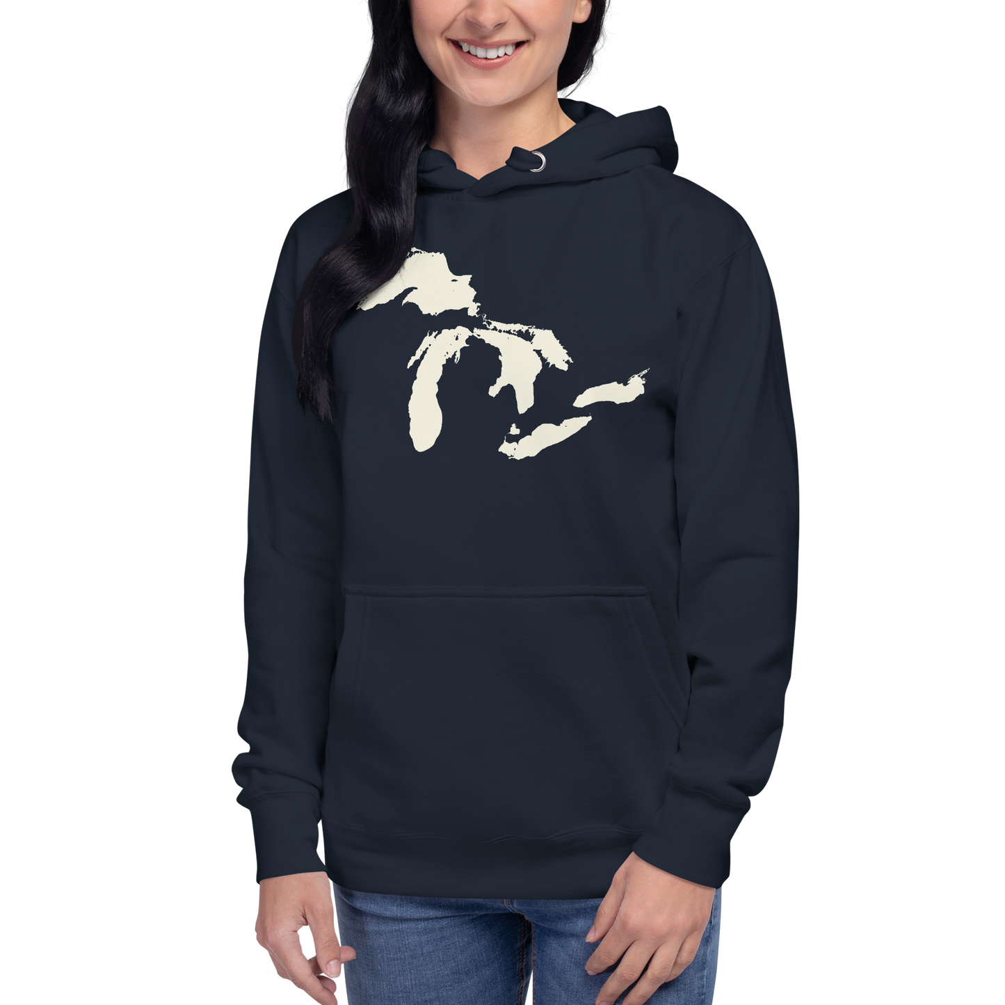 Great Lakes Hoodie (Ivory White) | Unisex Premium