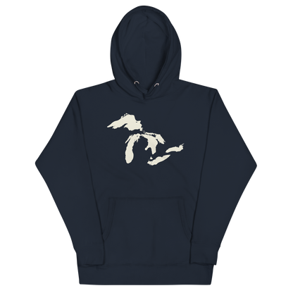 Great Lakes Hoodie (Ivory White) | Unisex Premium