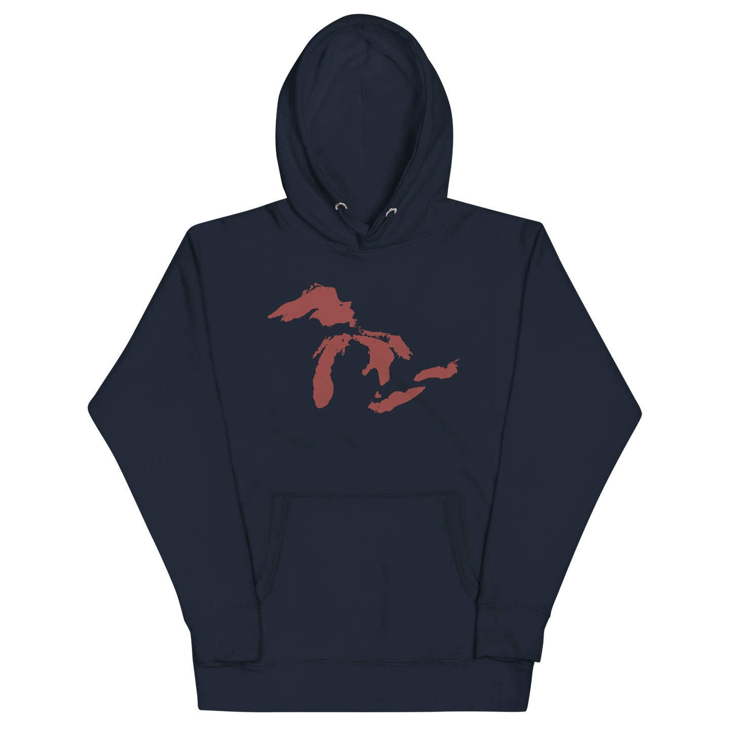 Great Lakes Hoodie (Ore Dock Red) | Unisex Premium