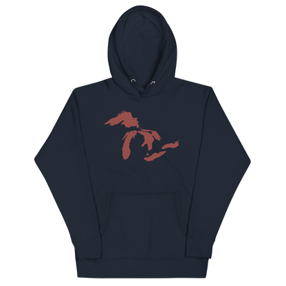 Great Lakes Hoodie (Ore Dock Red) | Unisex Premium