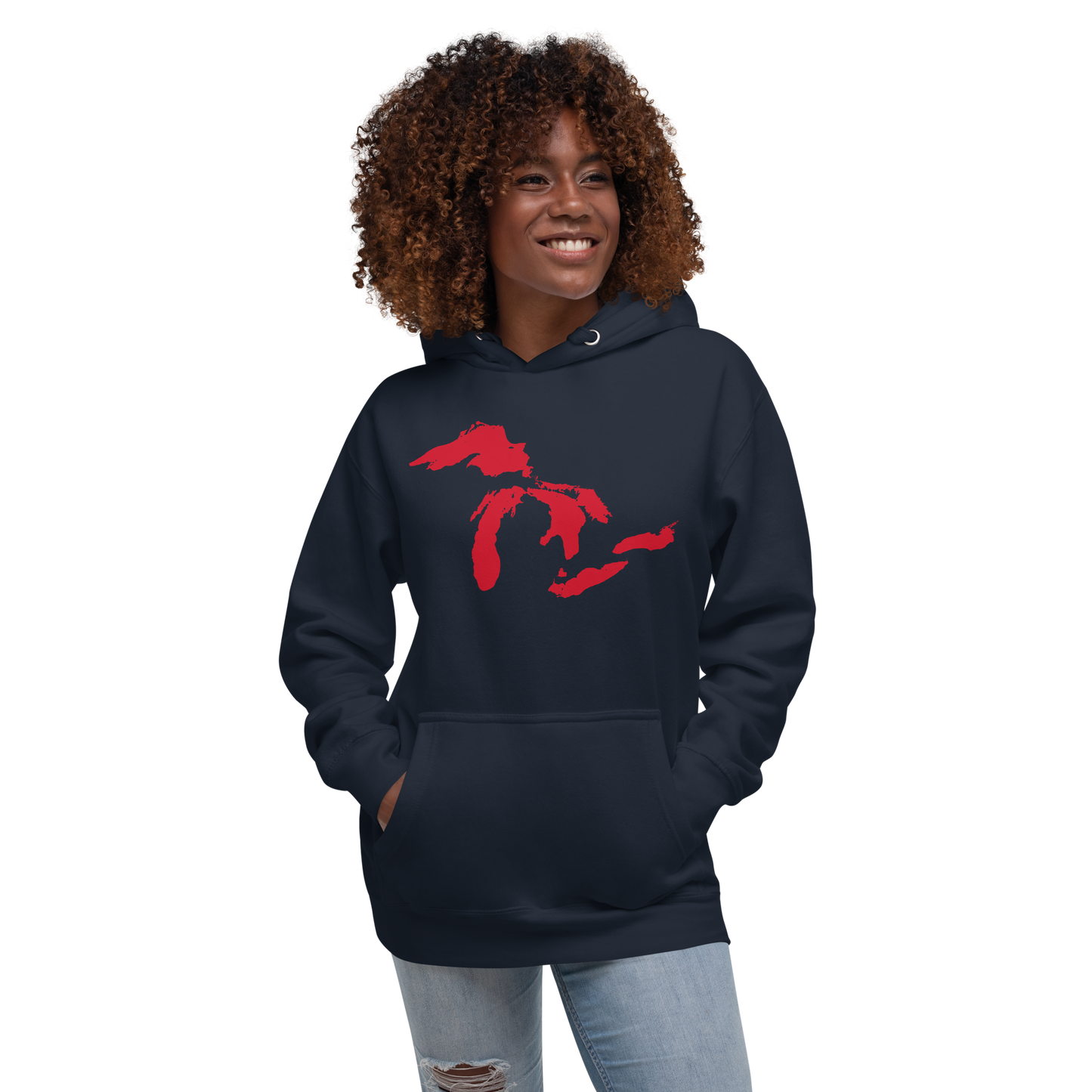 Great Lakes Hoodie (Aliform Red) | Unisex Premium