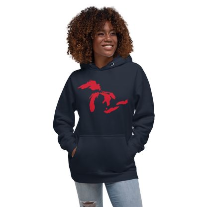 Great Lakes Hoodie (Aliform Red) | Unisex Premium