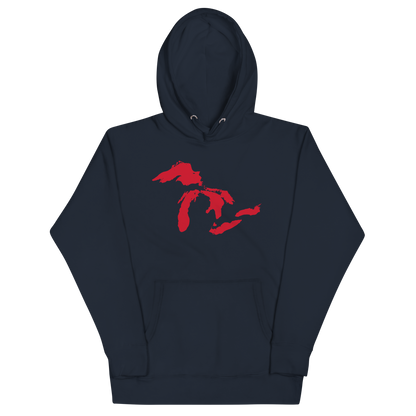 Great Lakes Hoodie (Aliform Red) | Unisex Premium