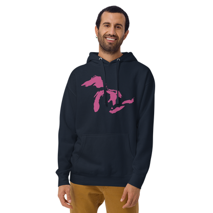 Great Lakes Hoodie (Apple Blossom Pink) | Unisex Premium