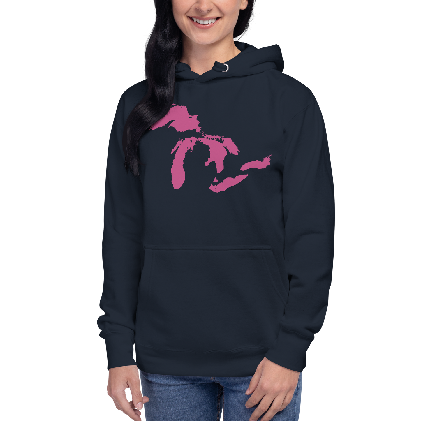 Great Lakes Hoodie (Apple Blossom Pink) | Unisex Premium