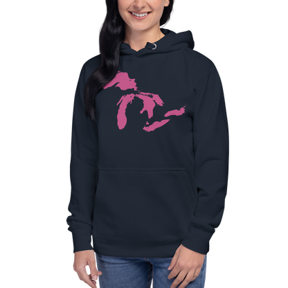 Great Lakes Hoodie (Apple Blossom Pink) | Unisex Premium