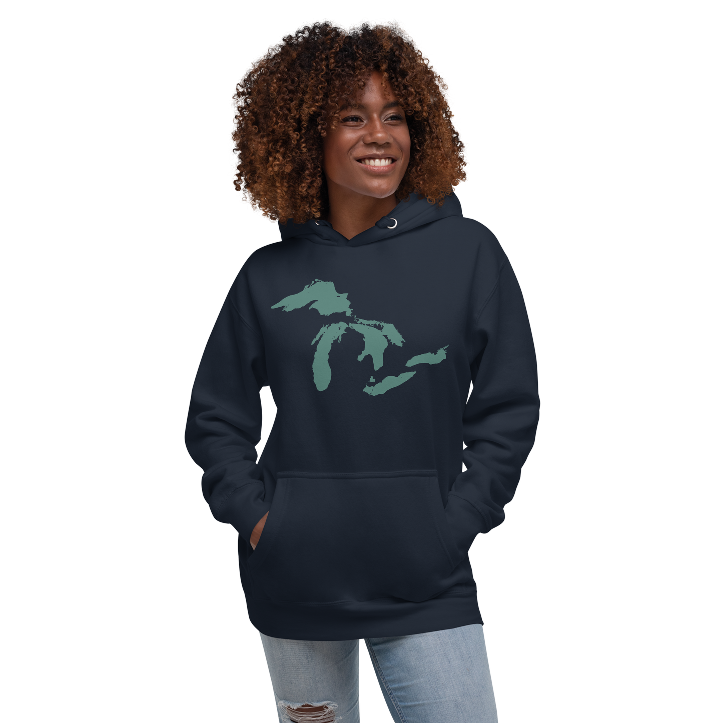 Great Lakes Hoodie (Copper Green) | Unisex Premium