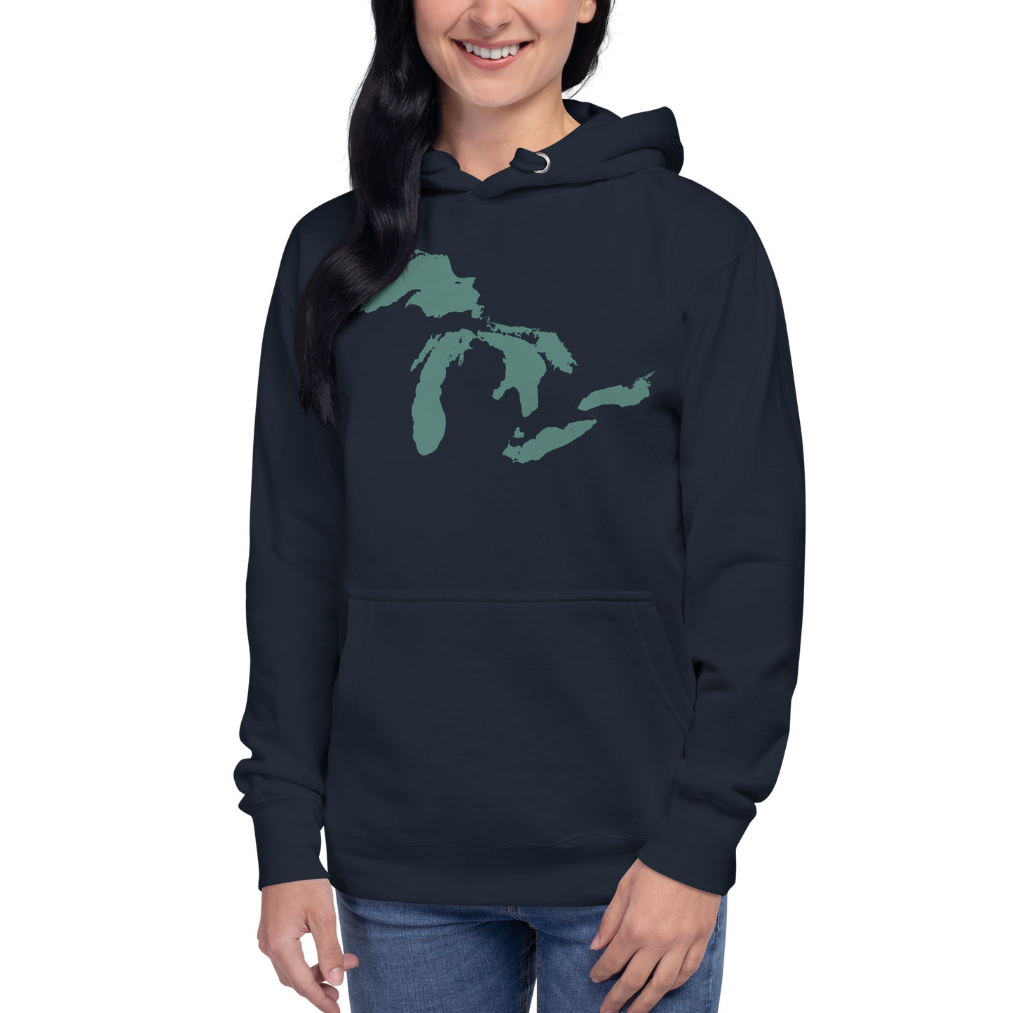 Great Lakes Hoodie (Copper Green) | Unisex Premium