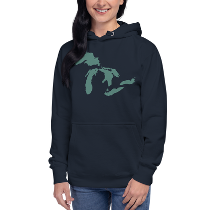 Great Lakes Hoodie (Copper Green) | Unisex Premium