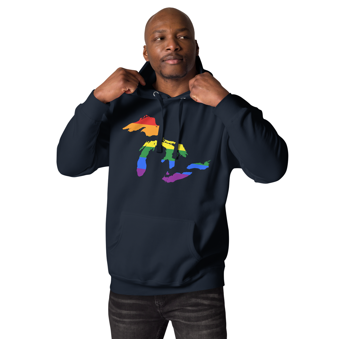 Great Lakes Hoodie (Rainbow Pride Edition) | Unisex Premium