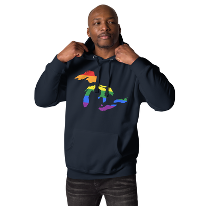 Great Lakes Hoodie (Rainbow Pride Edition) | Unisex Premium