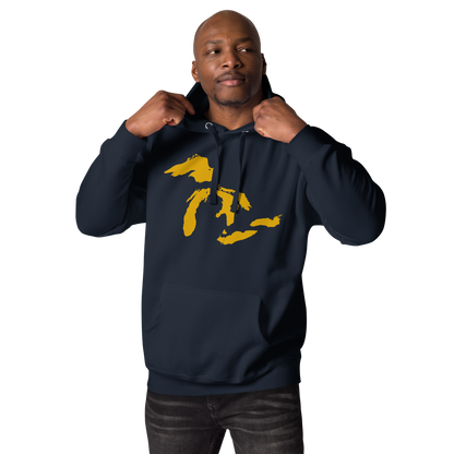 Great Lakes Hoodie (Gold) | Unisex Premium