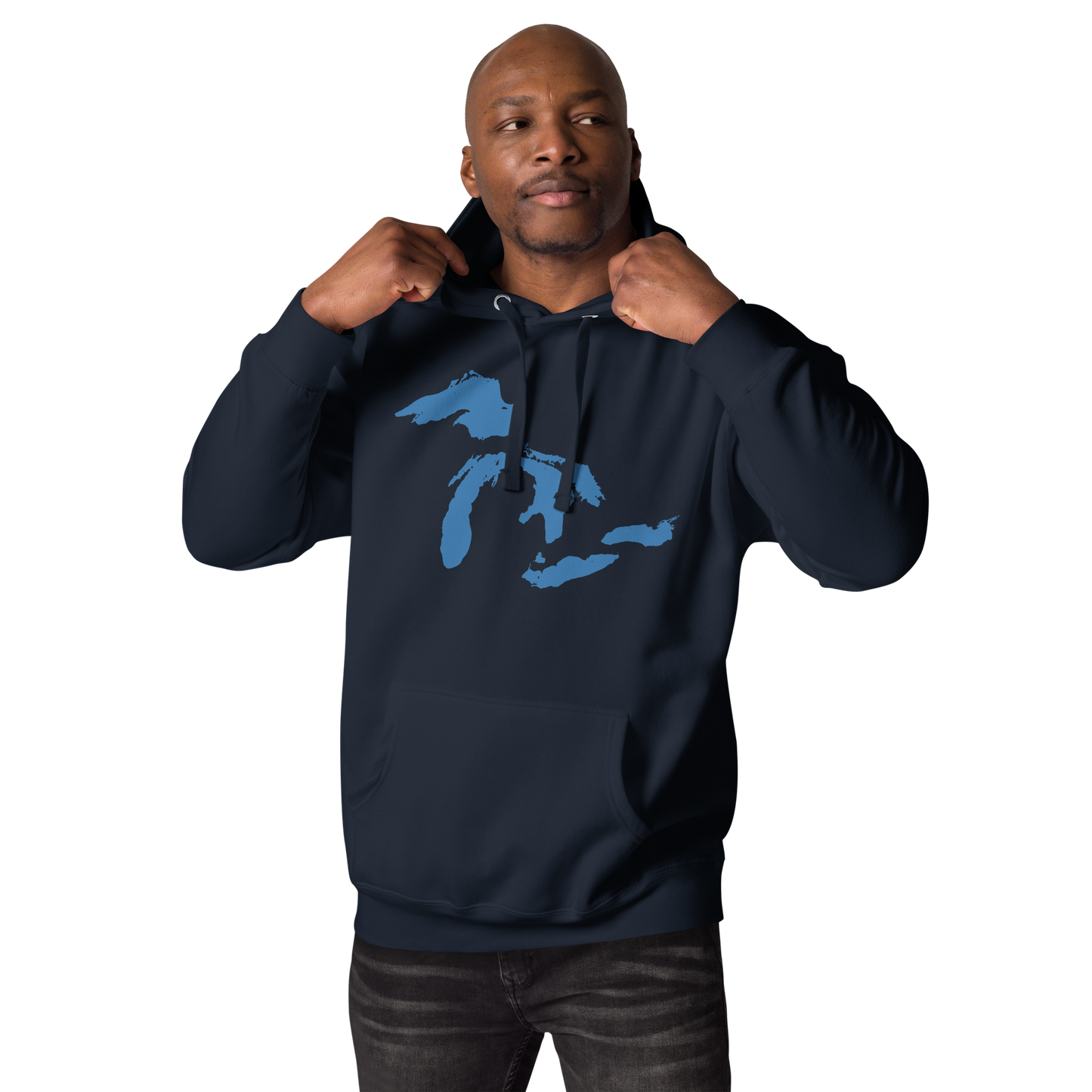 Great Lakes Hoodie (Superior Blue) | Unisex Premium