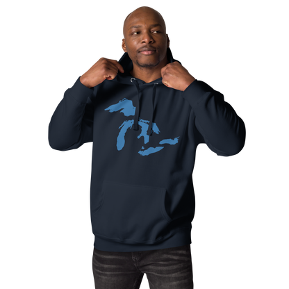 Great Lakes Hoodie (Superior Blue) | Unisex Premium