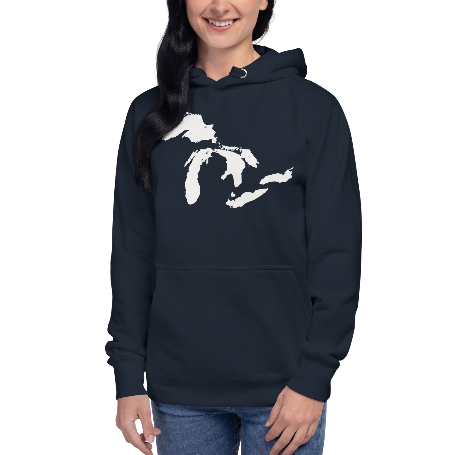 Great Lakes Hoodie (Birch Bark White) | Unisex Premium