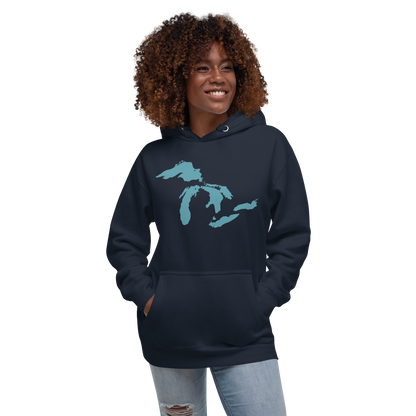 Great Lakes Hoodie (Huron Blue) | Unisex Premium