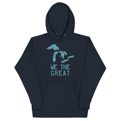 Great Lakes 'We the Great' Hoodie (Huron Blue) | Unisex Premium