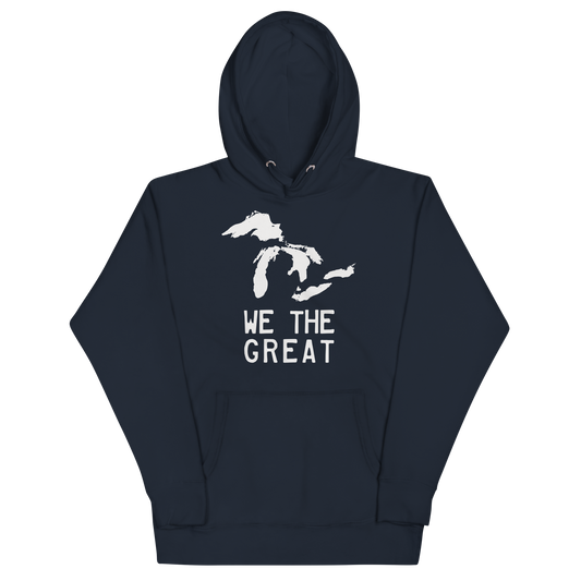 Great Lakes 'We the Great' Hoodie (Birch Bark White) | Unisex Premium